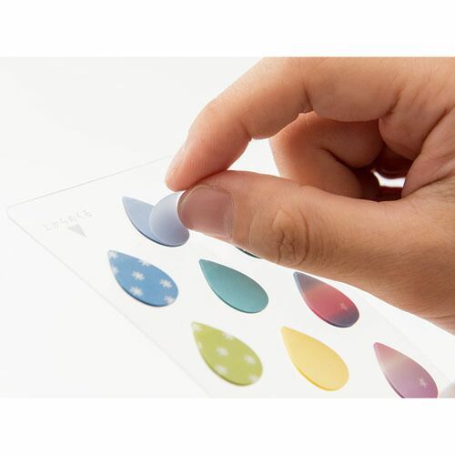 まとめ ミドリ 付せんフィルムミニ しずく柄 19008 ×20セット WWW_NOITHATQUANGTHANH_NET