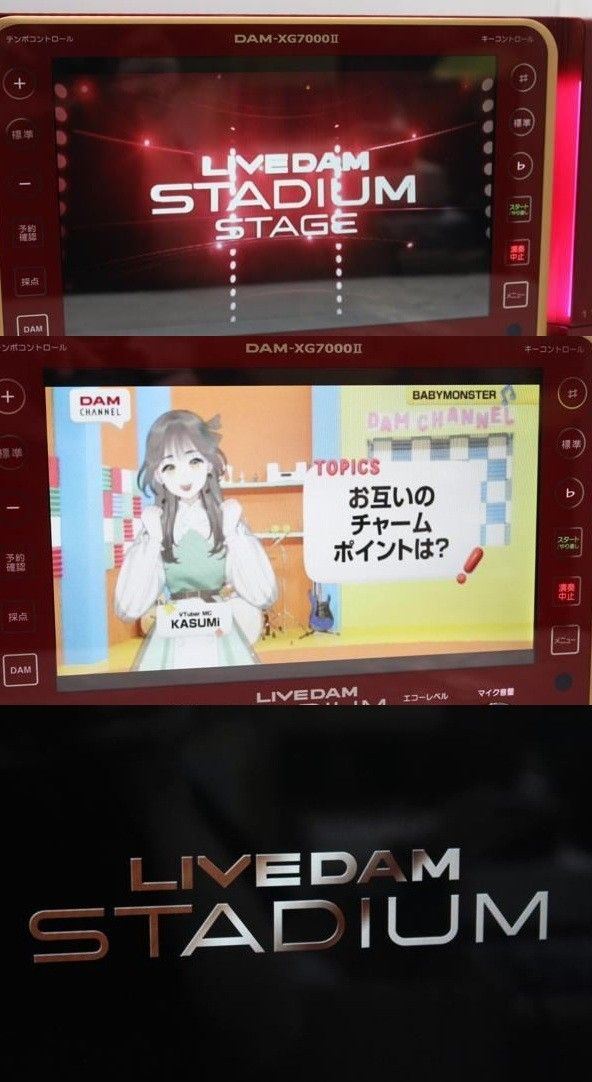 第一興商 LIVE DAM STADIUM STAGE DAM-XG7000Ⅱ レッド ライブ