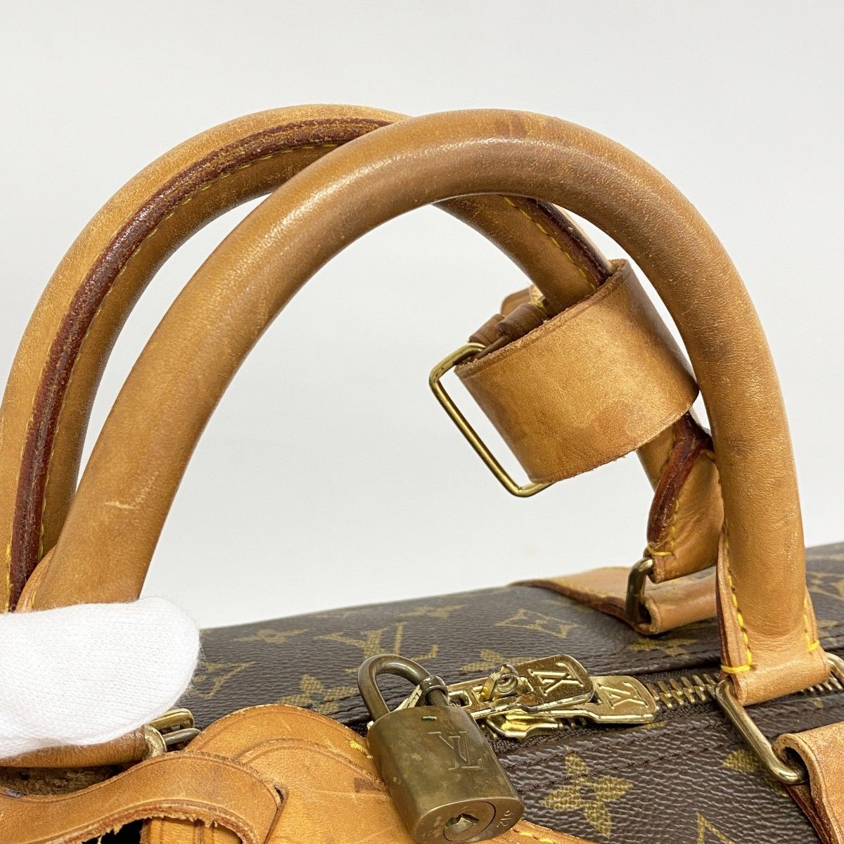 5hd3382-b-h】ルイヴィトン ボストンバッグ モノグラム キーポル
