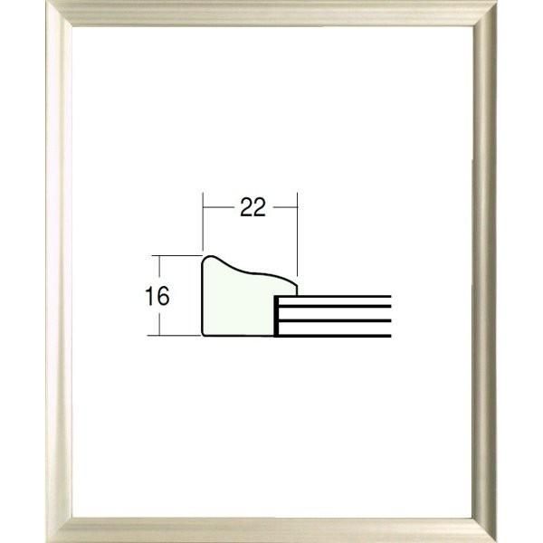 デッサン用額縁 木製フレーム 5652 小全紙サイズ シルバー - メルカリ