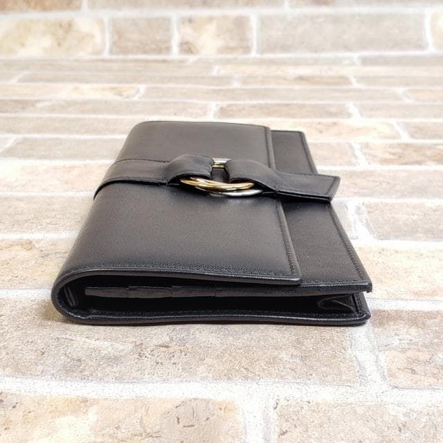 カルティエ Cartier ☆ トリニティ レザー 長財布 ブラック 財布