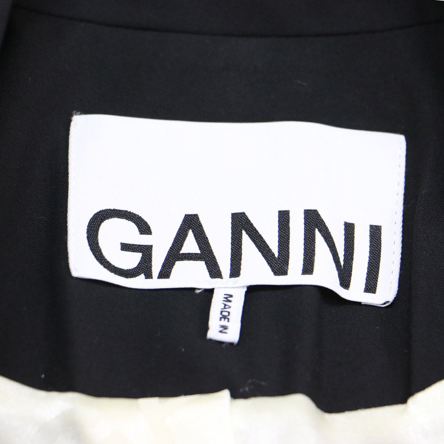 GANNI ガニー ジャケット ブラック 黒 サイズ:34 XS / テーラード
