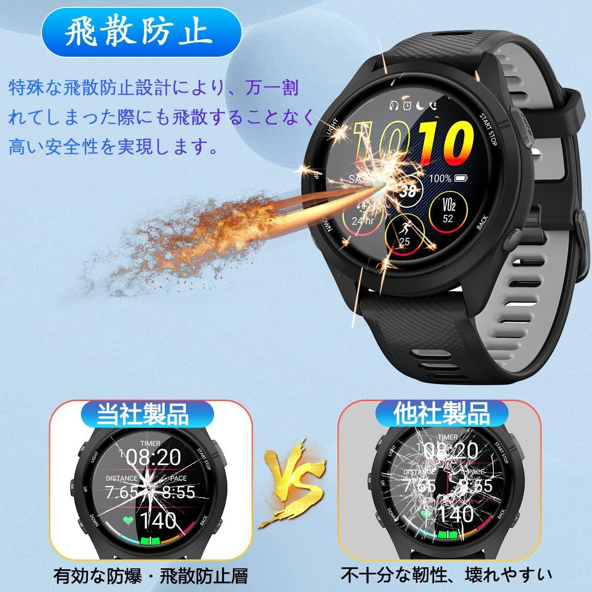 新品未使用品GARMIN 華々しい FORERUNNER 165 MUSIC