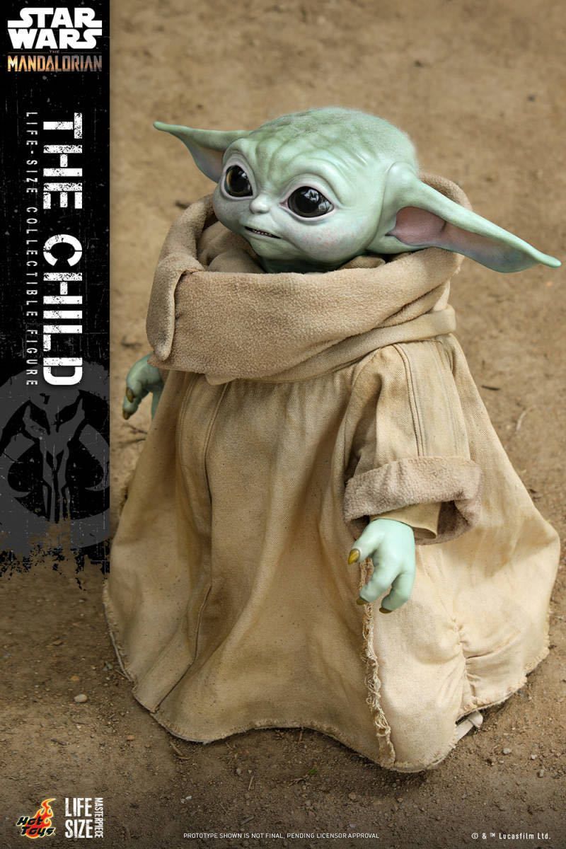 ホットトイズ　グローク　ザ・チャイルド　マンダロリアン　hottoys ホットトイズ 1/1 マンダロリアン ザ・チャイルド ライフサイズ