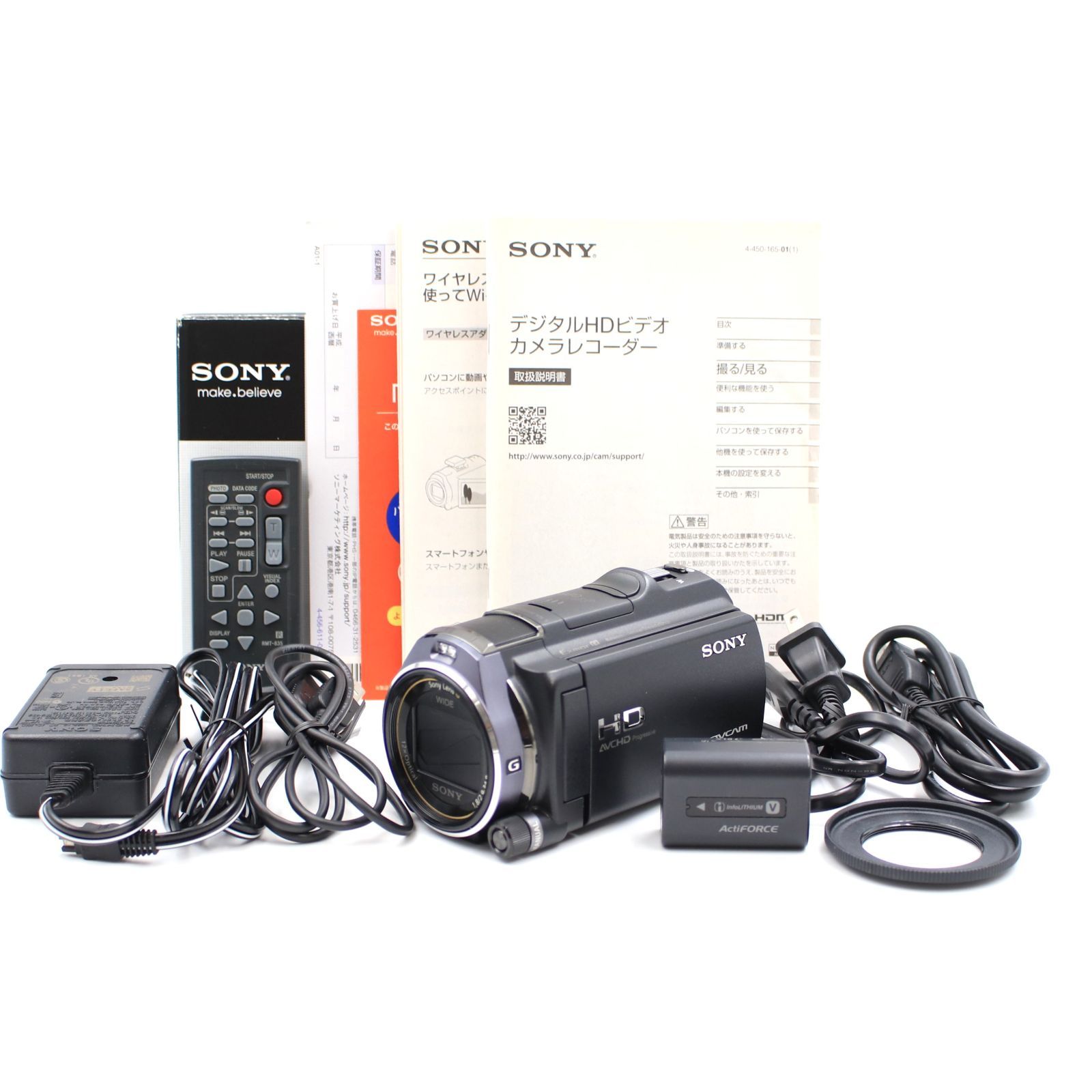 SONY HDR-CX630V ブラック ビデオカメラ HANDYCAM ソニー