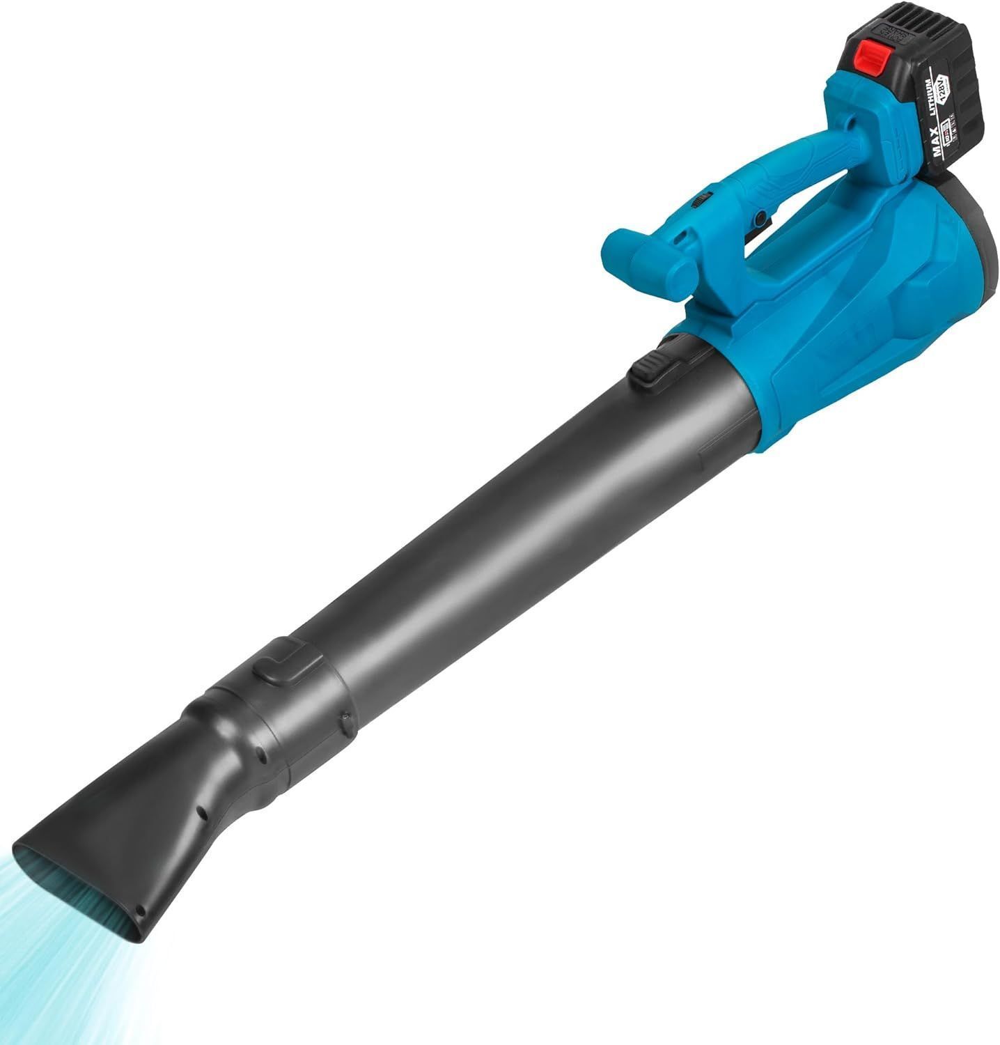 【新品未使用】電動コードレスブロワー 80m/s 2個バッテリー付き Amazon.co.jp: Baster 充電式ブロワー 互換マキタ 18v