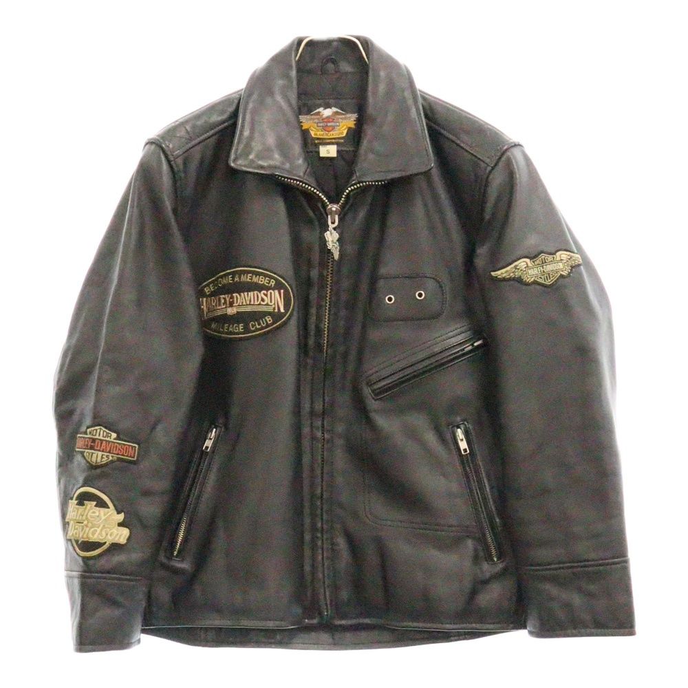 【】ハーレーダビッドソン 90s ライダースジャケット ロゴワッペン ハーレーダビッドソン 90s ライダースジャケット ロゴワッペン HARLEY