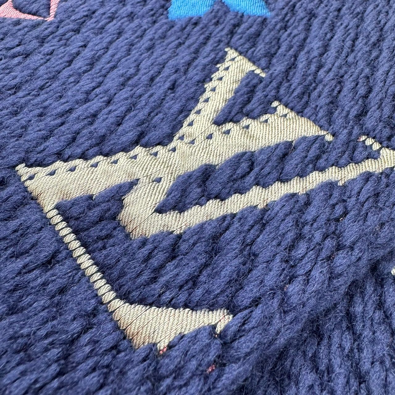 LOUIS VUITTON ルイ ヴィトン エシャルプ ロゴマニア レインボー