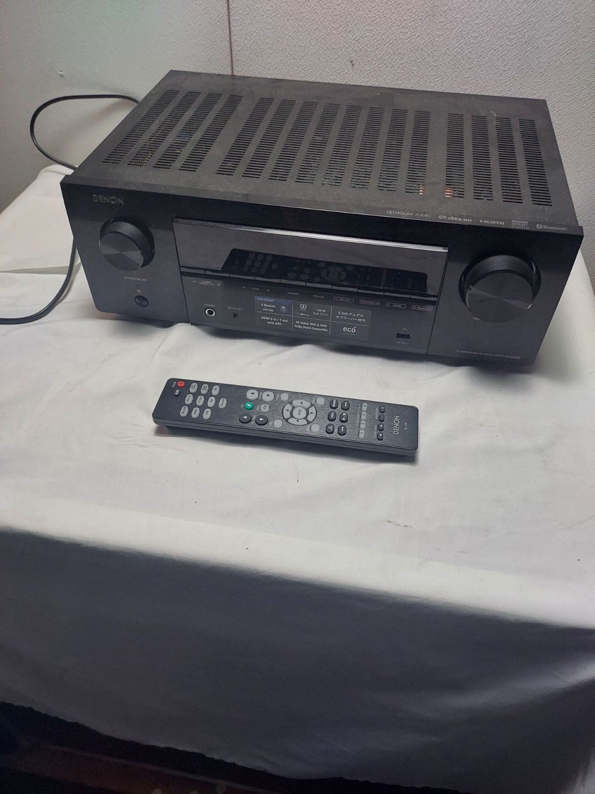 ☆デノン DENON AVR-X550BT AVアンプ AVサラウンドレシーバー 2021年製 