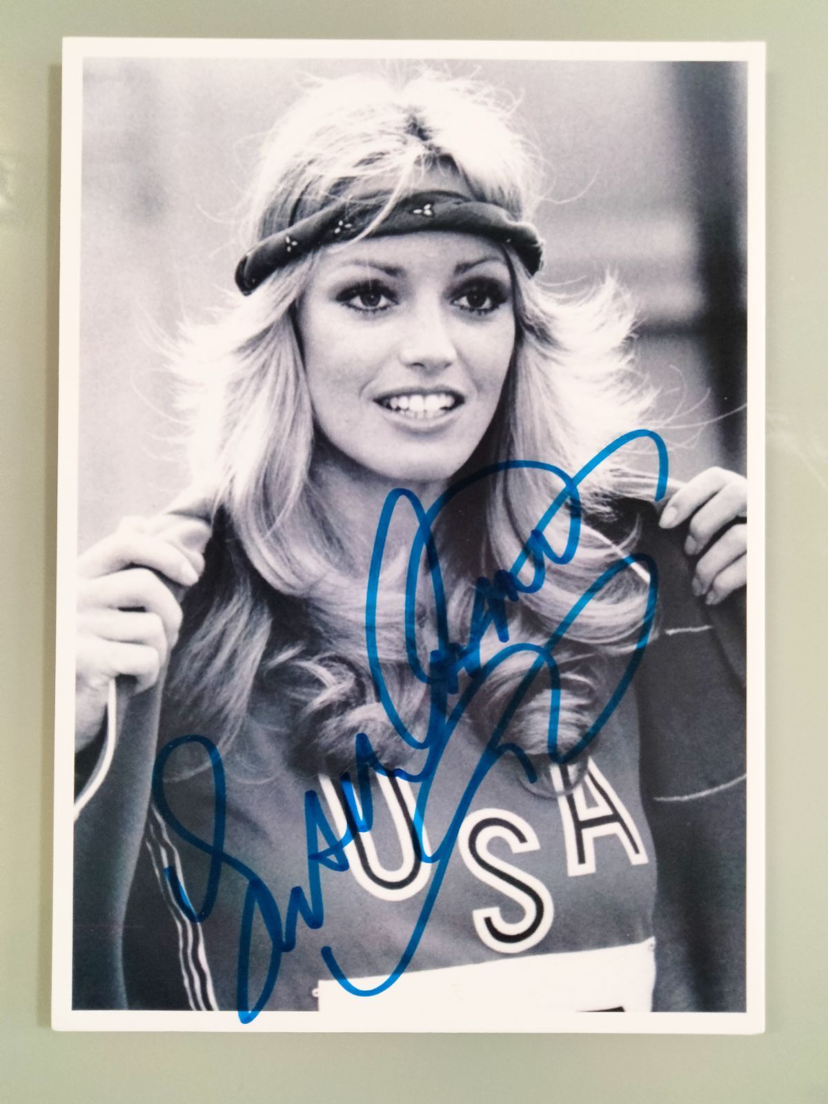 スーザン・アントン直筆サイン入り2Lサイズ写真…Susan Anton スーザン・アントン直筆サイン入り2Lサイズ写真…Susan Anton