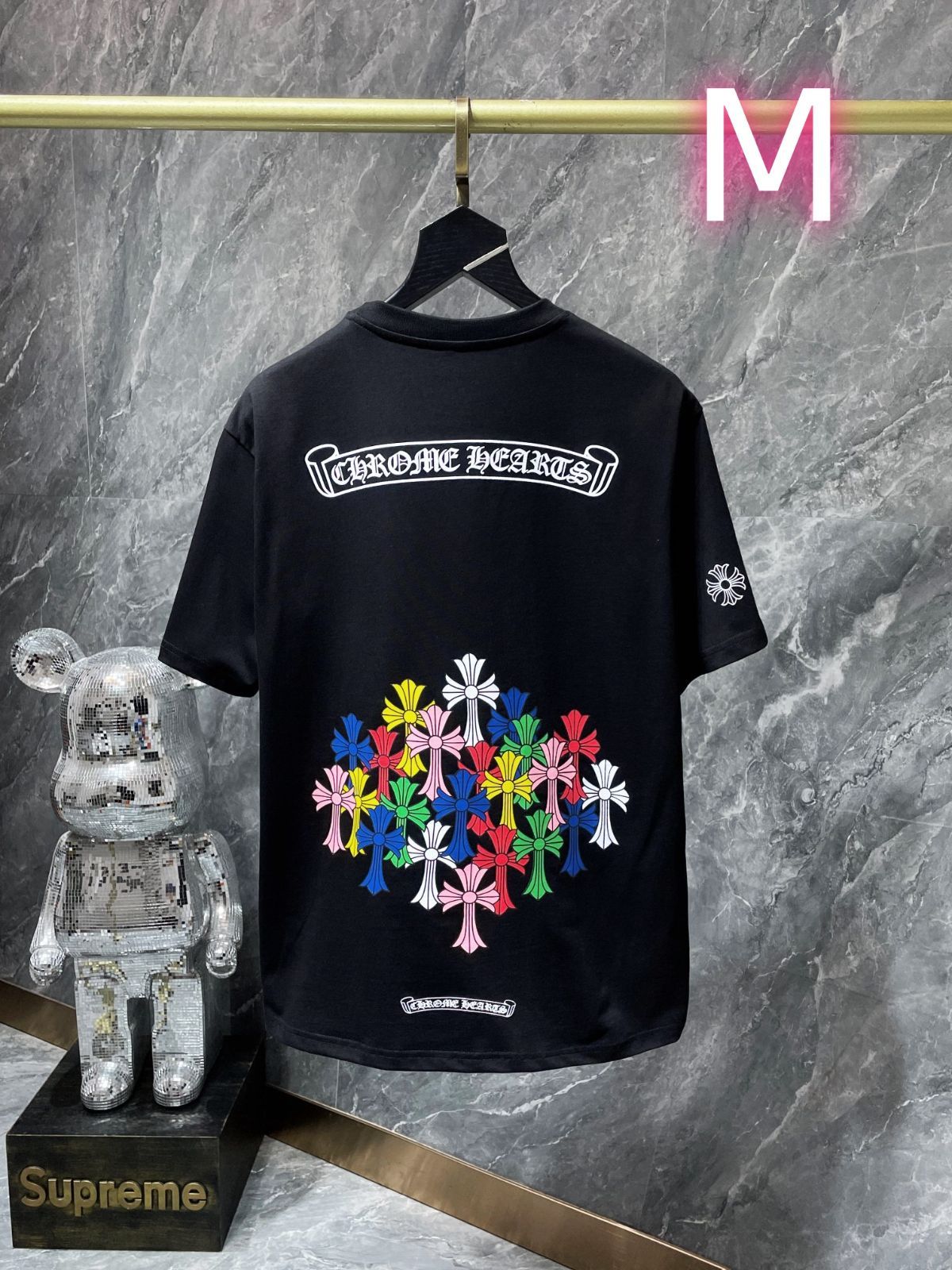 新品 chrome hearts クロムハーツ Tシャツ 半袖シャツ Mサイズ 黒