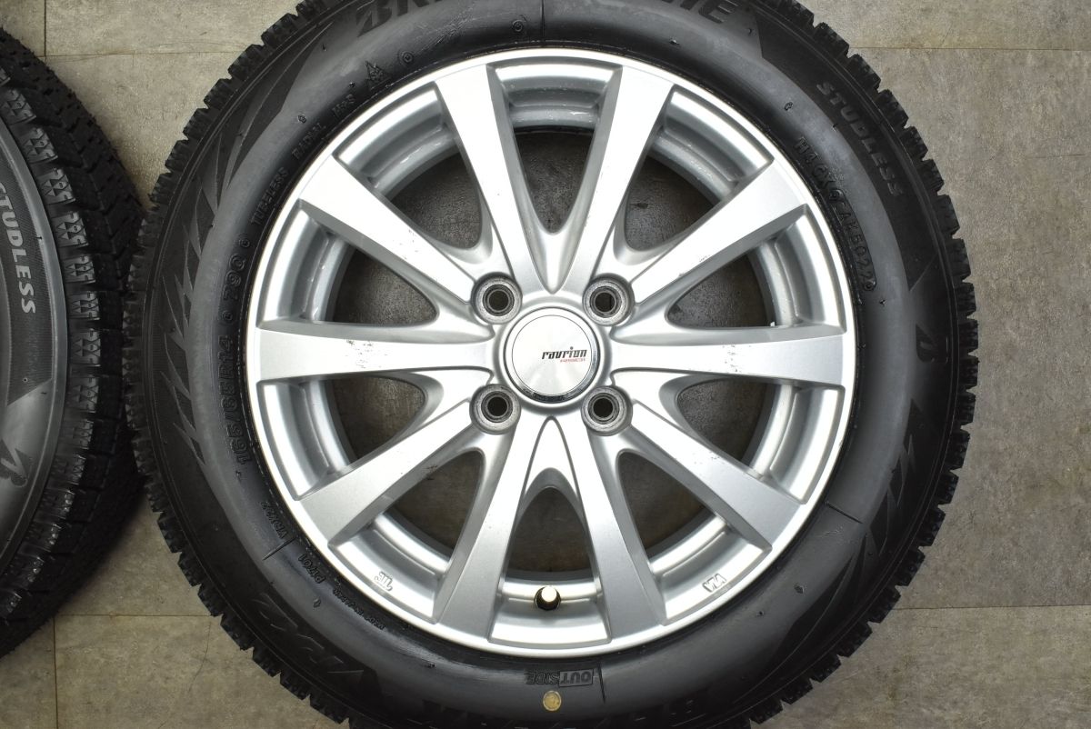 165/65R14 送料込み 4本 BLIZZAK VRX2 ルーミー/ソリオ ホイールセット