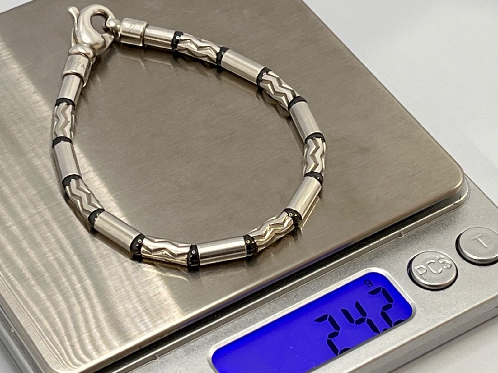 a016 送料無料 Tiffany&Co. 美品 オールド ティファニー ヘマタイト 