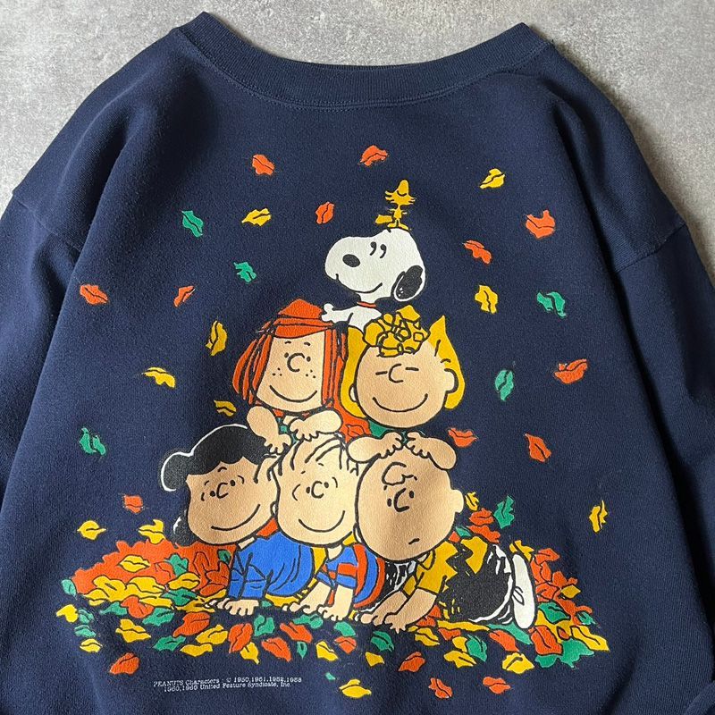 90s USA製 ピーナッツ オフィシャル スヌーピー プリント