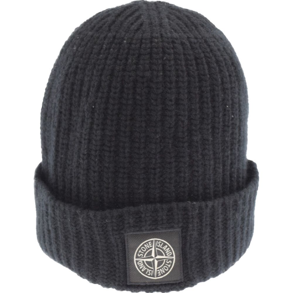STONE ISLAND (ストーンアイランド) ウールリブニットキャップ 