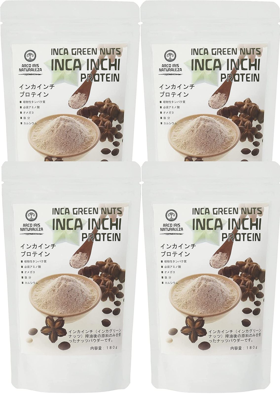 インカインチ プロテイン 180g 4個セット