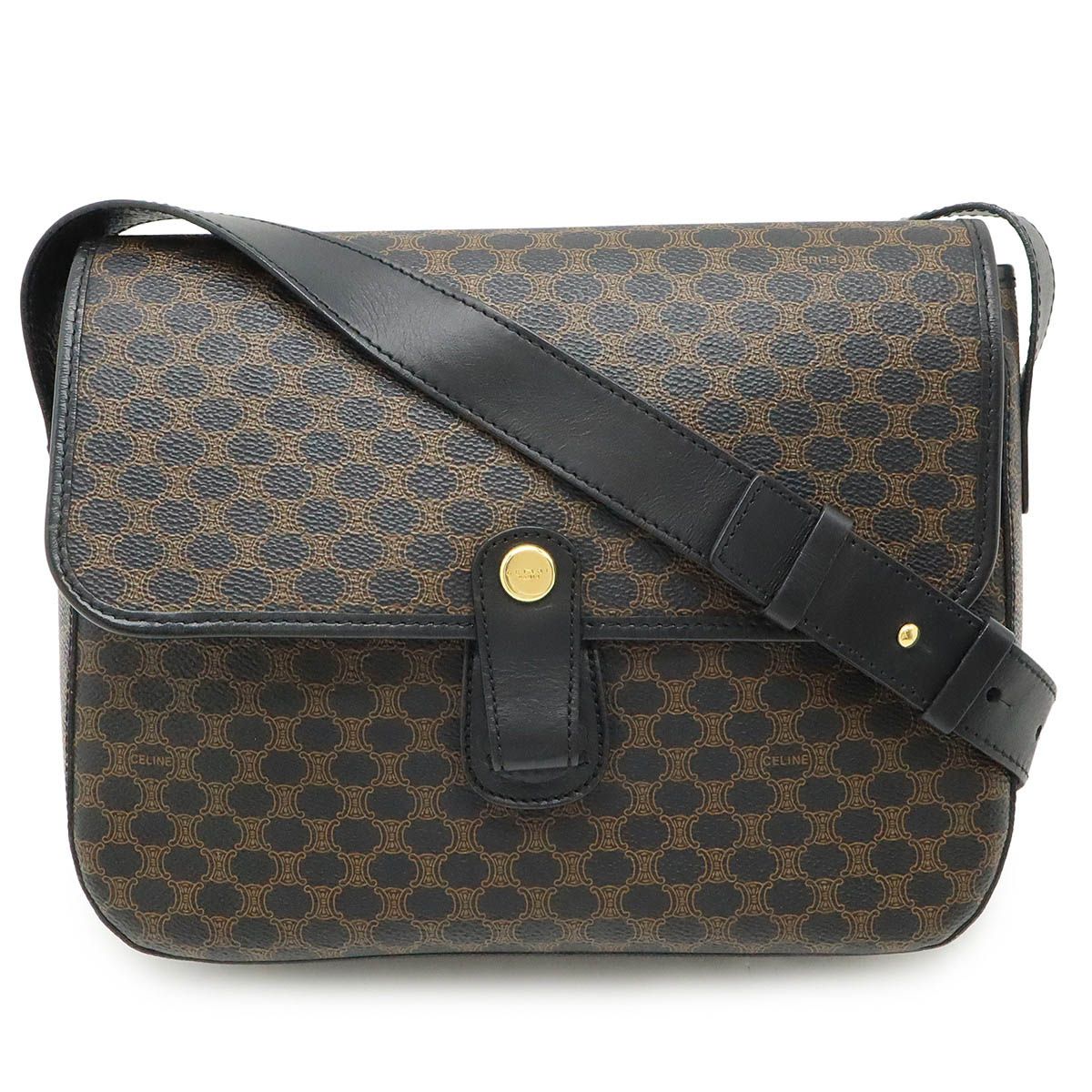 セリーヌ ショルダーバッグ 斜め掛け マカダム柄 PVC レザー 【公式通販】