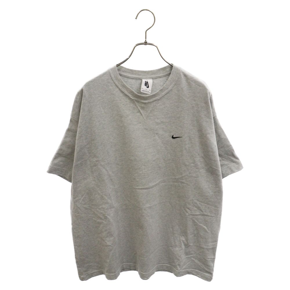 NIKE (ナイキ) ×Kim Jones Oversized T-Shirt キム ジョーンズ ロゴ刺繍 半袖Tシャツカットソー グレー  DC9987-050 - メルカリ