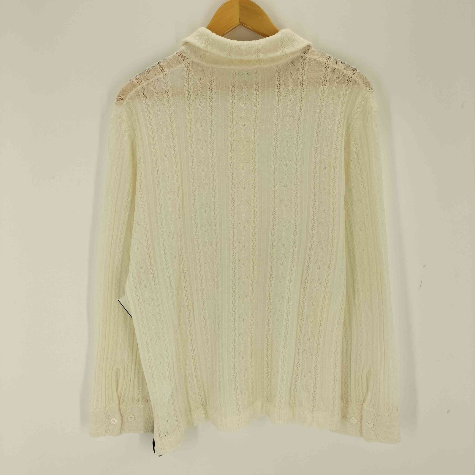 トップス Sefr RIKU SHIRT FINE CREAM MERINO SEFR 'riku merino wool shirt White Séfr