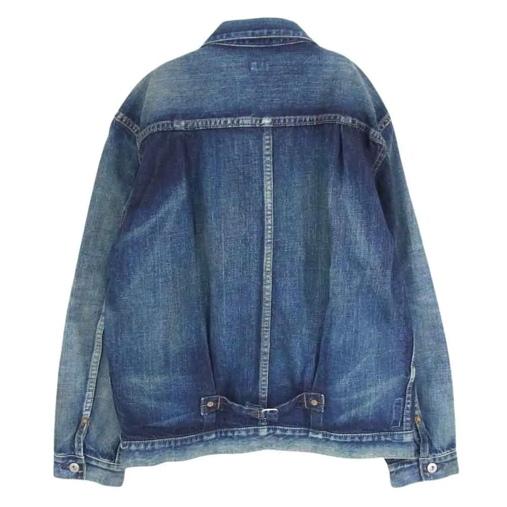 シークエル SEQUEL 22AW SQ-22AW-JK-09 1st DAMAGE DENIM JACKET