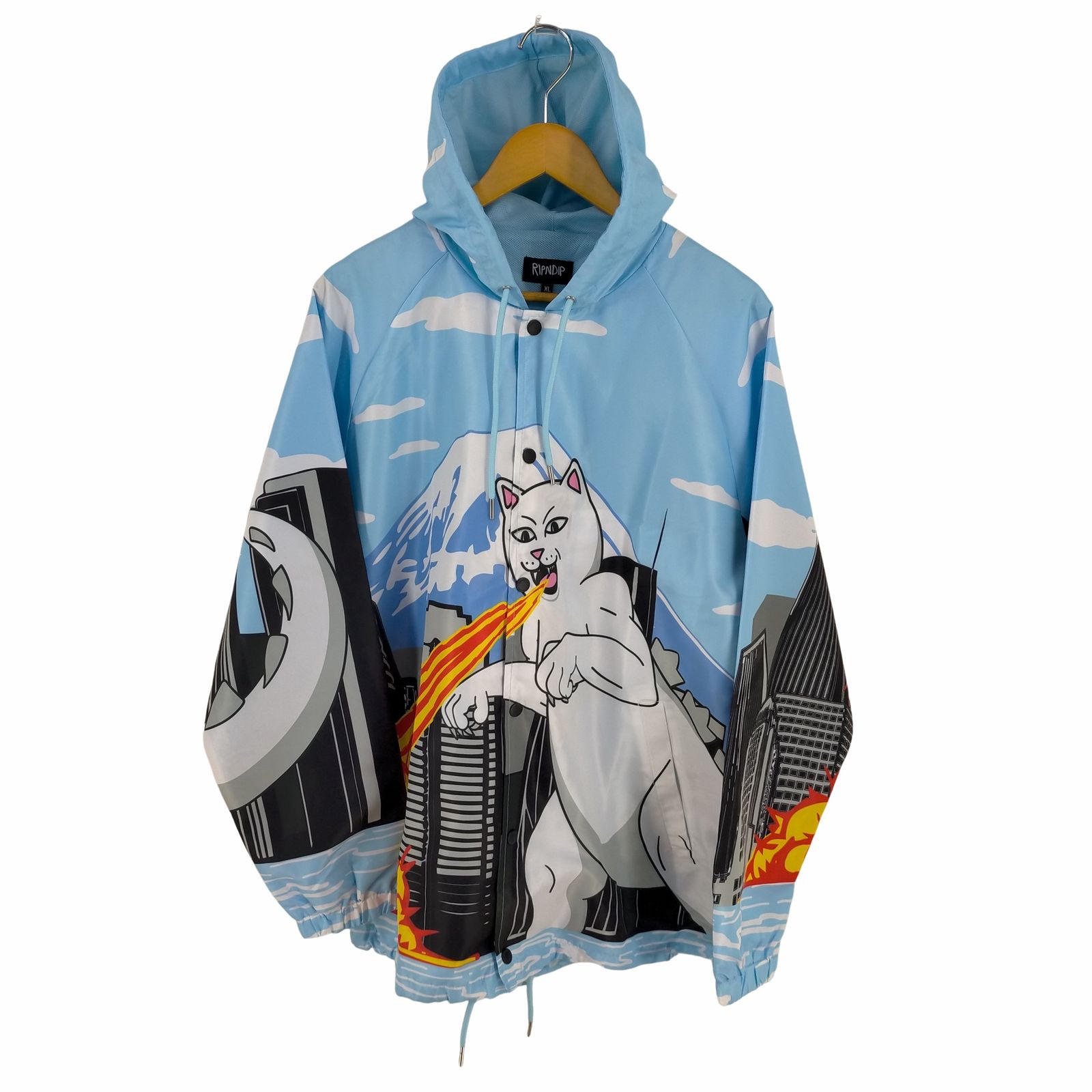 リップンディプ RIPNDIP NERMZILLA HOODED COACH JACKET メンズ import：XL