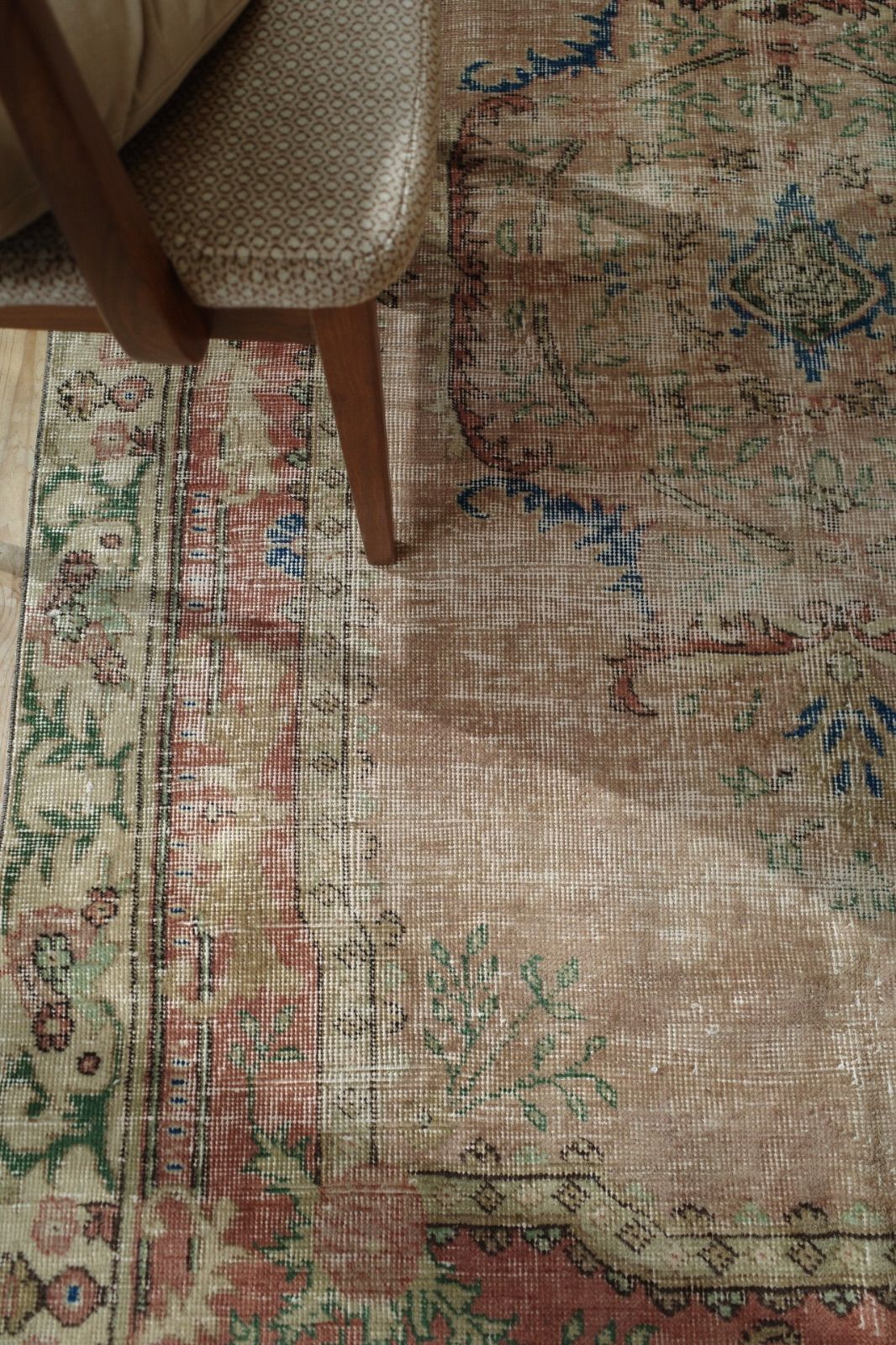 大判 トルコ ヴィンテージラグ くすみカラー トルコヴィンテージラグ