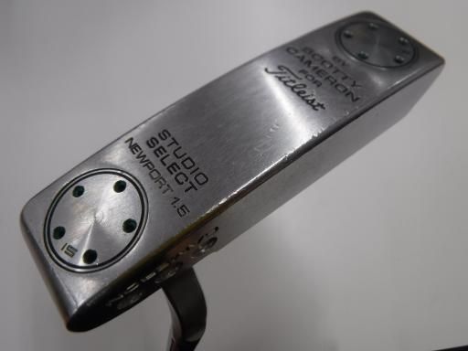 タイトリスト SCOTTY CAMERON STUDIO SELECT NEWPORT 1.5 34インチ 15g パター PT スチール フレックスその他 メンズ 男性用 右利き 右用 Cランク ゴルフクラブ