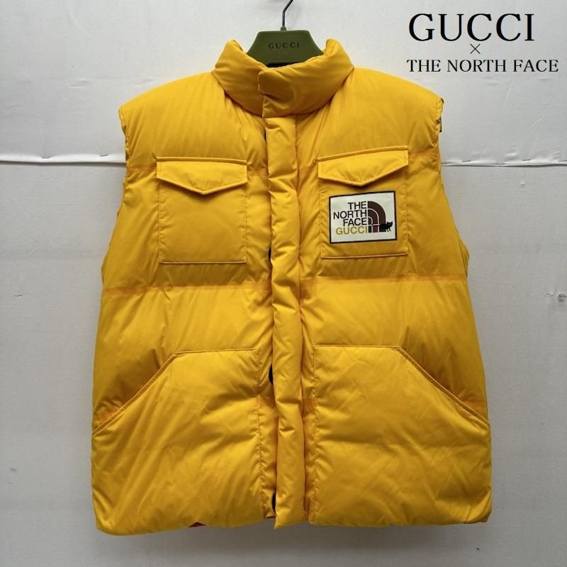 GUCCI グッチ ジャケット 上着 ダウンベスト THE NORTH FACE ロゴ キャット ダウン ベスト 663761