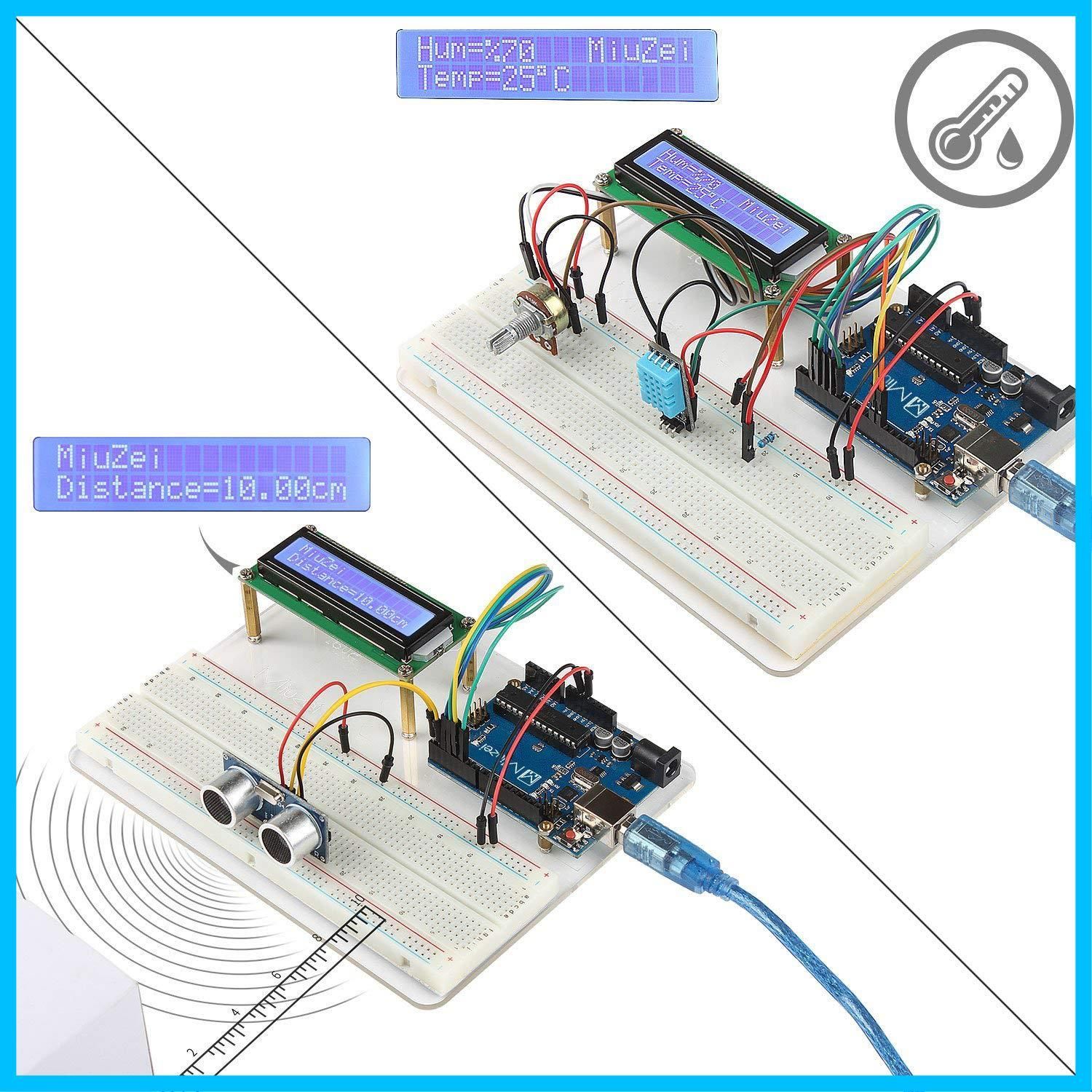 新着商品】Miuzei 初心者 電子工作 スターターキット Arduinoとの互換