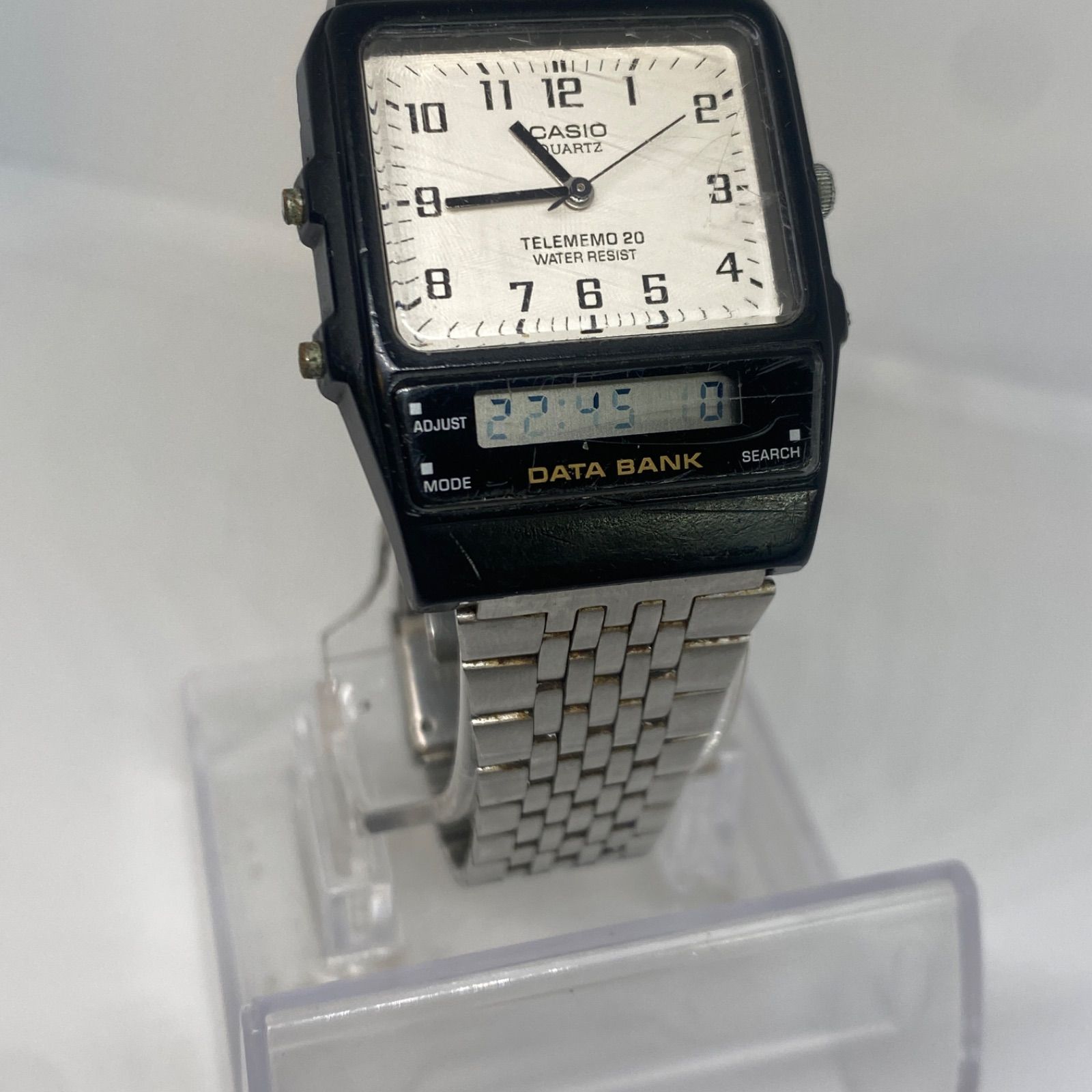 未使用品 デッドストック ヴィンテージカシオ アナデジ CASIO AB-10W CASIO カシオ AB-10W 腕時計 アナデジ メンズ - メルカリ
