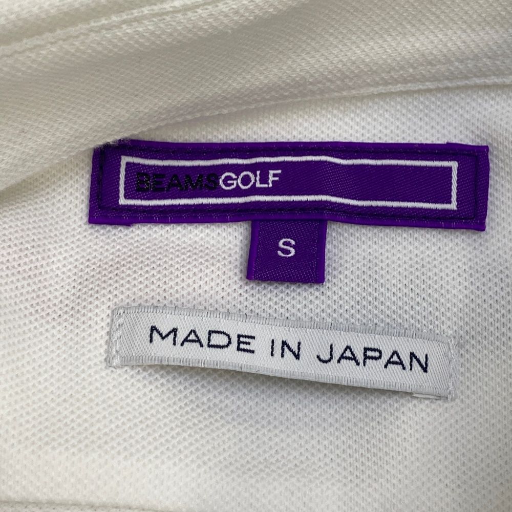 サイズ：S BEAMS GOLF ビームスゴルフ 半袖ポロシャツ ボタン