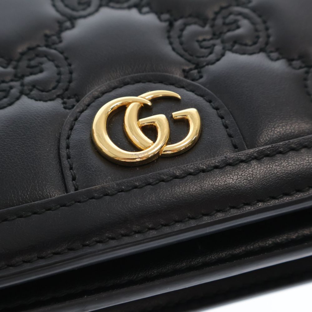 GUCCI (グッチ) GGマトラッセ チェーンレザーウォレット GUCCI (グッチ) GGマトラッセ チェーンレザーウォレット