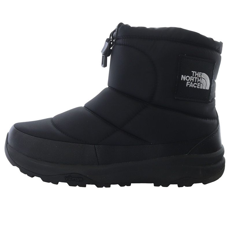 ザノースフェイス THE NORTH FACE ヌプシ ブーティ ウォータープルーフ ショートブーツ ロゴ 28cm 黒