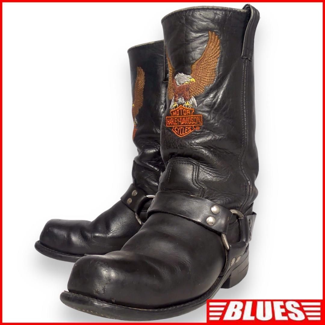 格安，HOT HARLEY DAVIDSON◇ハーレーダヴィッドソン/エンジニアブーツ