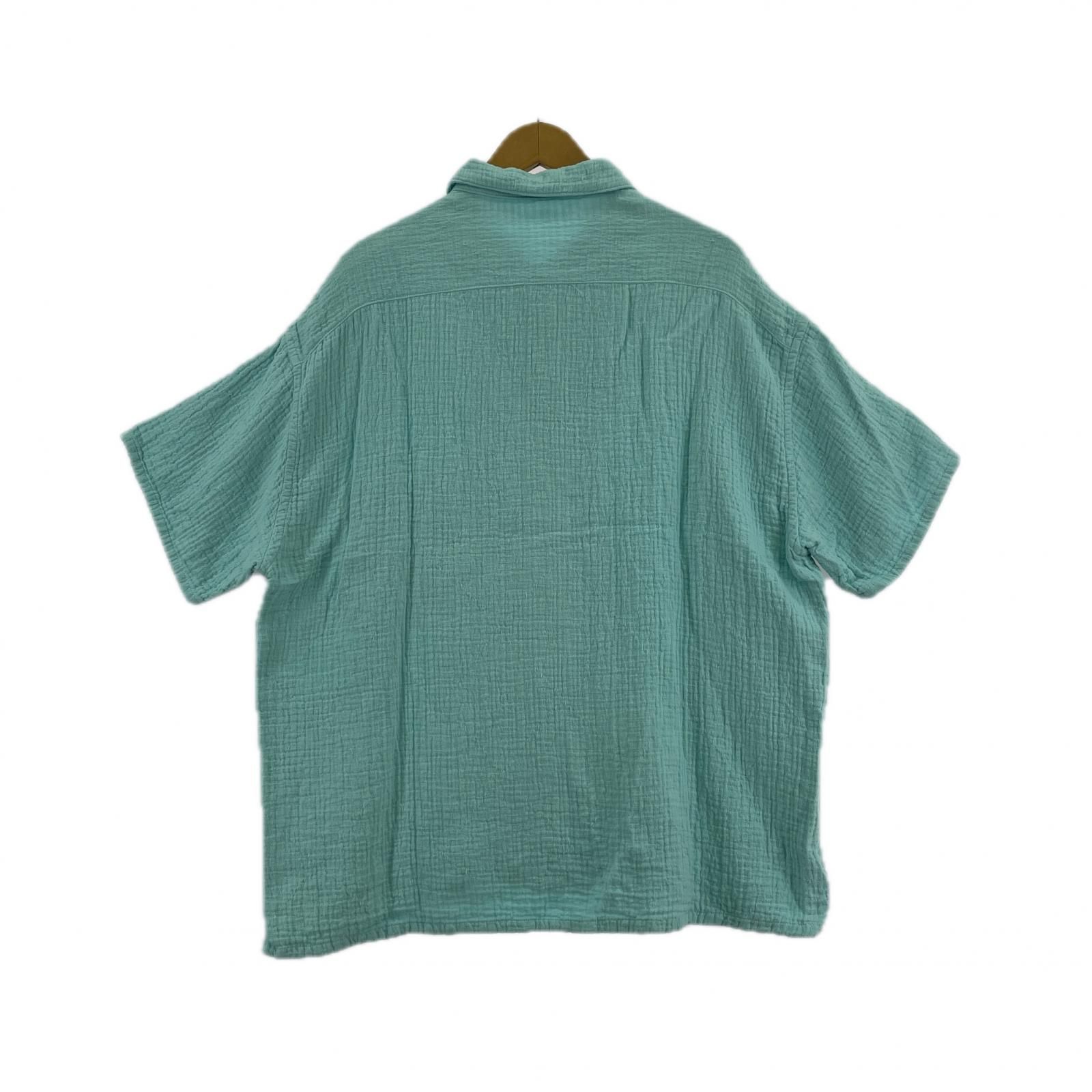 Porter Classic 剣道 刺し子 開襟ｼｬﾂ M ﾗｲﾄﾌﾞﾙｰ