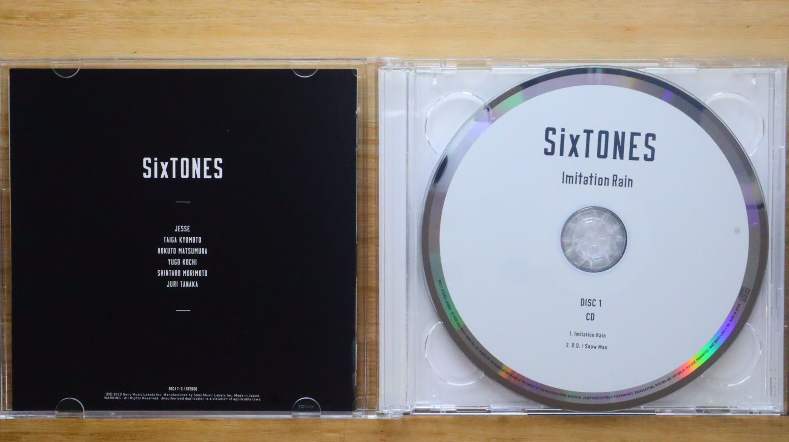 SixTONES - SixTONES Imitation Rain SnowMan盤 CD DVDの通販 by