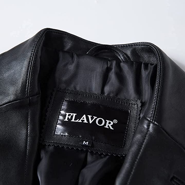 FLAVOR レザージャケット 革ジャン 皮ジャン 羊革 本革 スーツ 