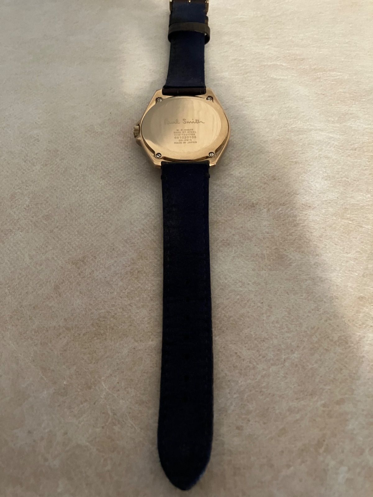 値下げ 稼働☆Paul Smith ポールスミス メンズ QZ腕時計 電池