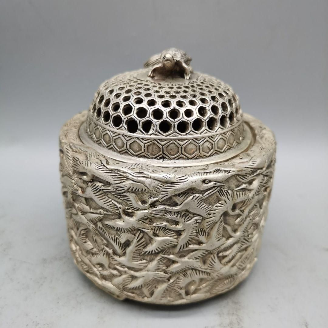 銅器 千鶴香炉 茶道具 香道具 蓋置 工芸品 美術品 置物 銅器 千鶴香炉 茶道具 香道具 蓋置 工芸品 美術品 置物 - メルカリ