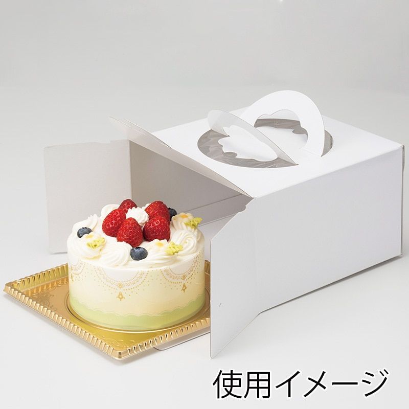 手提げデコホワイト6寸 10枚