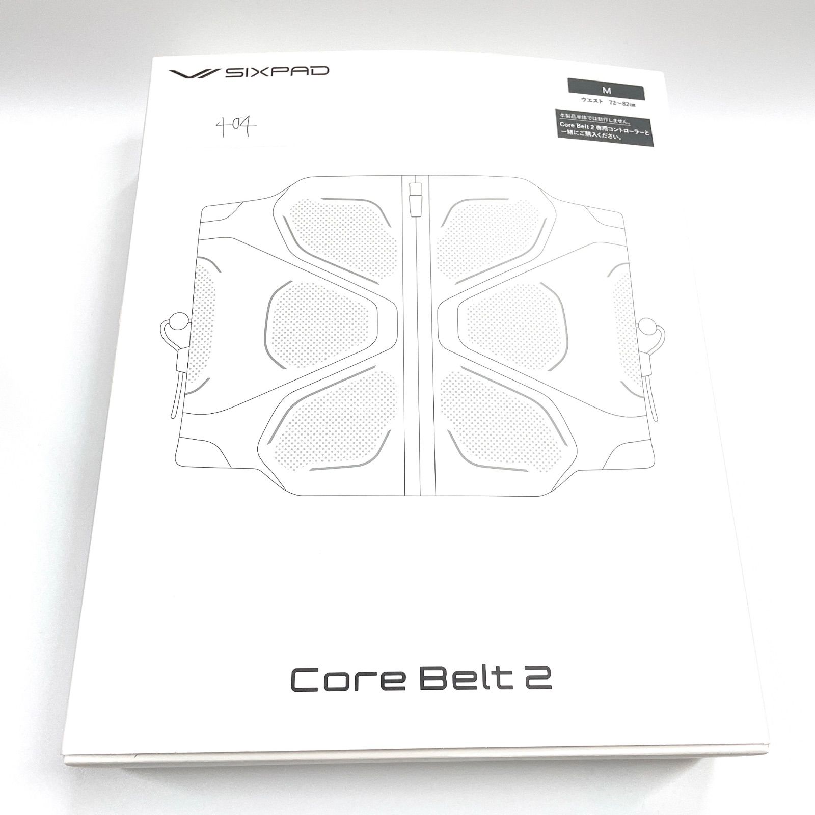 MTG シックスパッド コアベルト2 ブラック Mサイズ Aランク 404