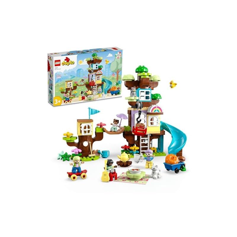レゴ LEGO デュプロ デュプロのまち 3in1 ツリーハウス おもちゃ 玩具 誕生日 プレゼント ブロック 知育 男の子 女の子 子供 1歳半 2歳 6歳 幼児 ごっこ遊び おままごと 1