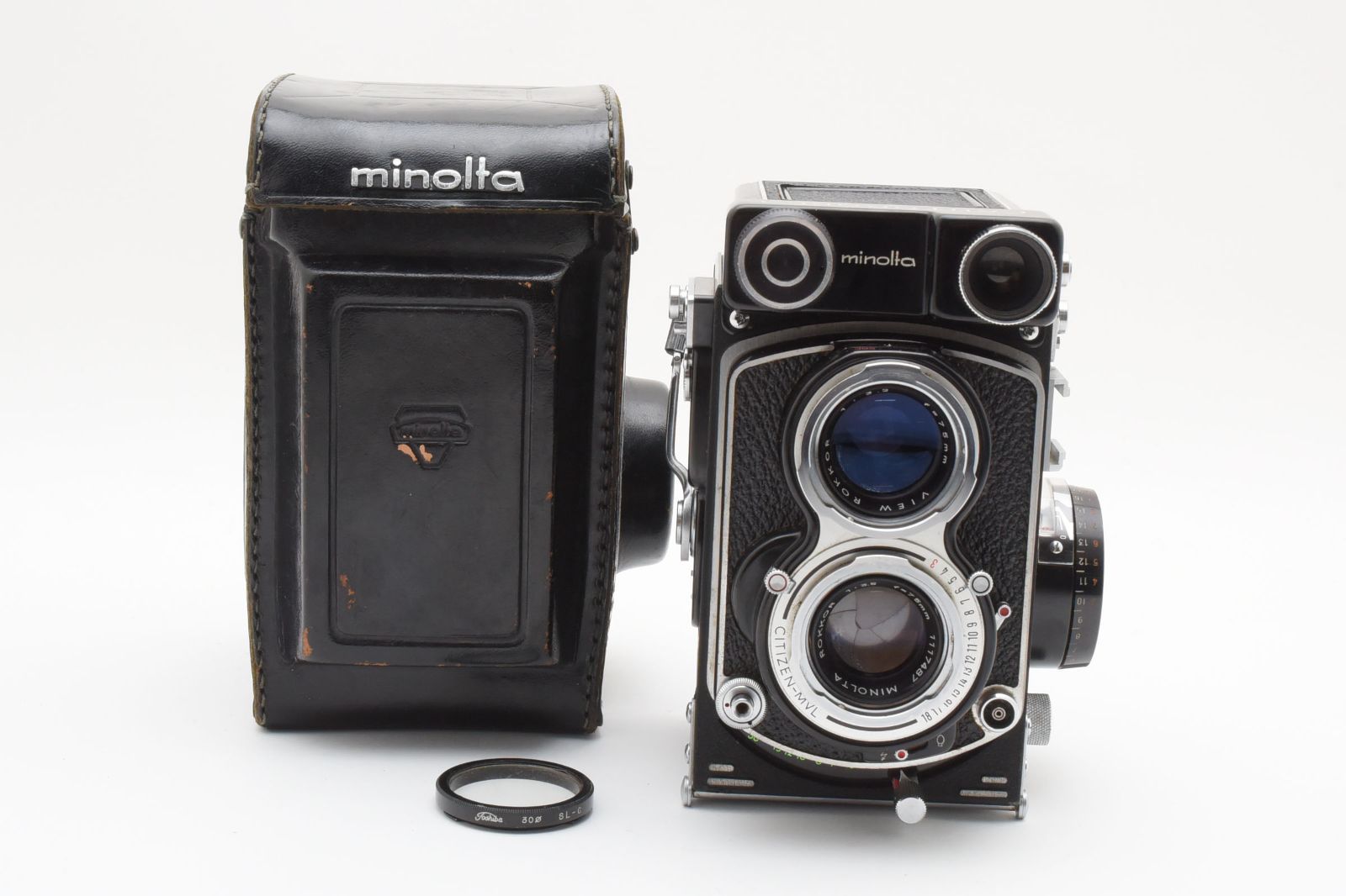 ミノルタ MINOLTA AUTOCORD CDS ROKKOR 75mm F3.5 二眼レフカメラ OB2519 330
