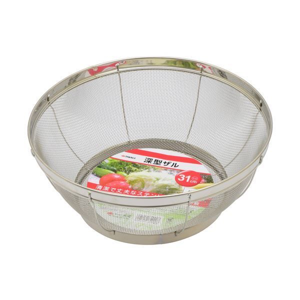 まとめ 高儀 深型ザル31cm 1個 ×3セット