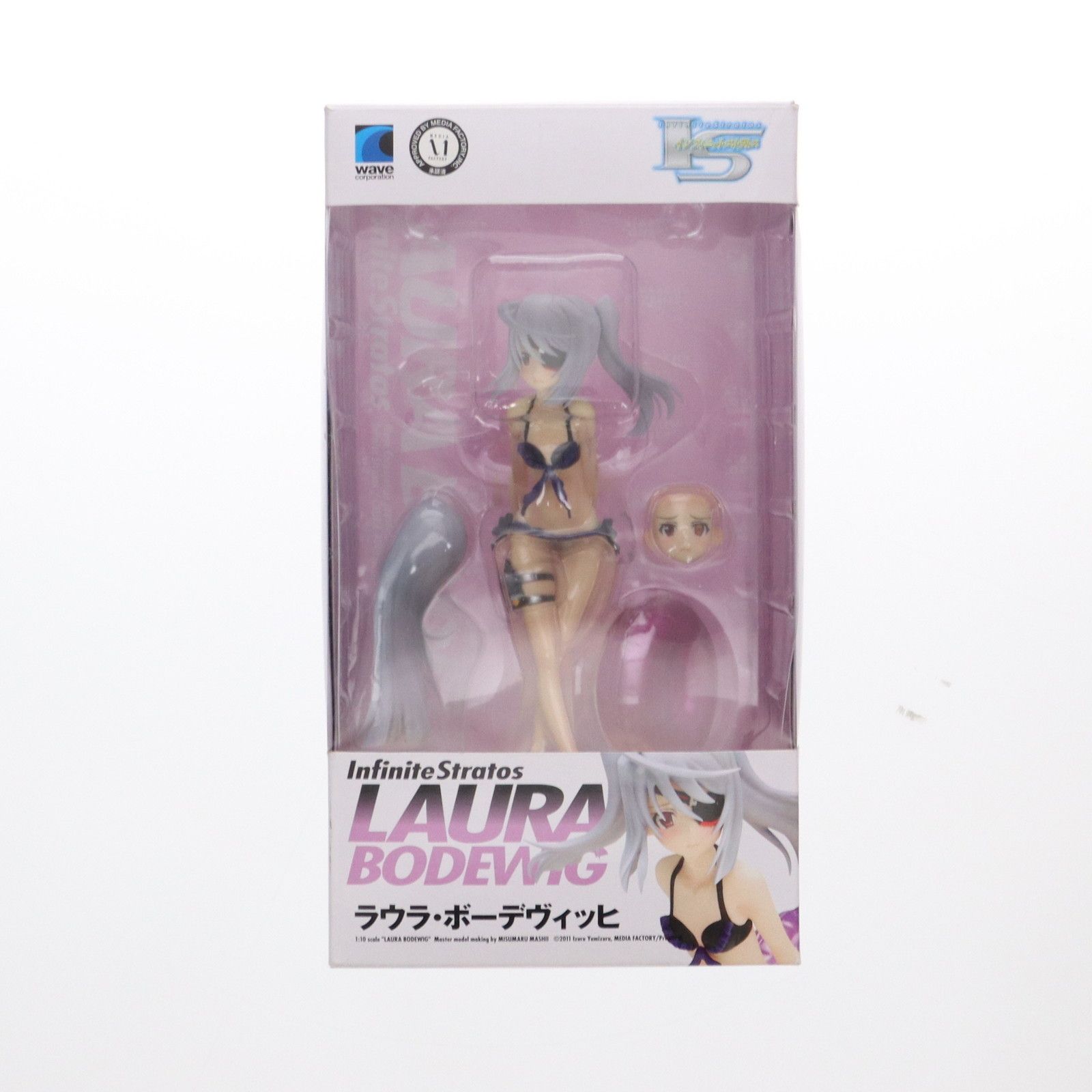 BEACH QUEENS(ビーチクイーンズ) ラウラ・ボーデヴィッヒ IS インフィニット・ストラトス 1/10 完成品 フィギュア ウェーブ(WAVE) 中古】(本体B/箱B)BEACH QUEENS IS〈インフィニット・ストラトス