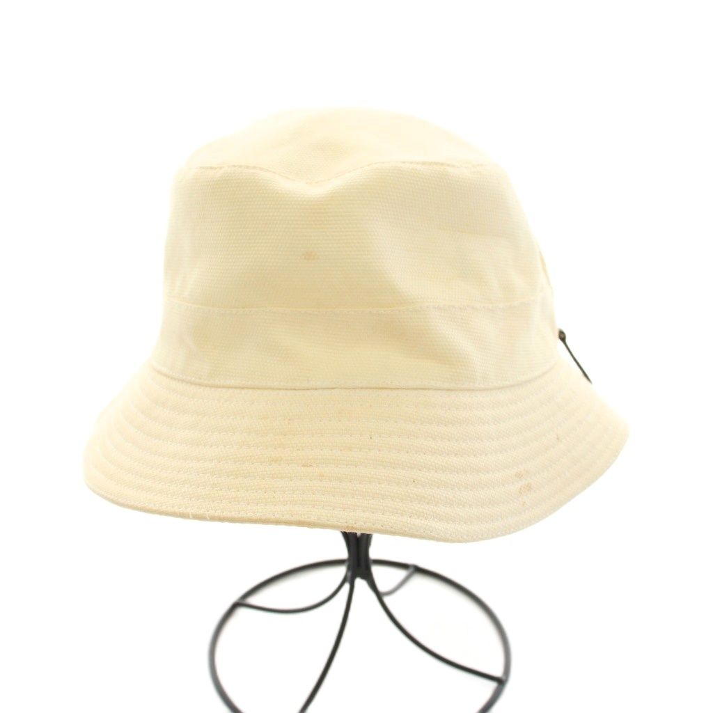 エルメス HERMES バケットハット サファリハット 麻 リネン 59 ベージュ YT OH