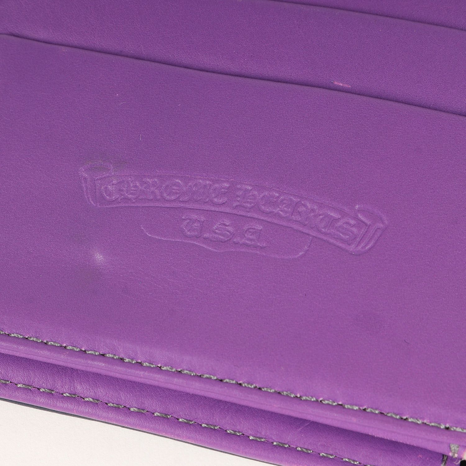 chrome hearts ウェーブウォレット ソフトレザー ピンク CHROME HEARTS