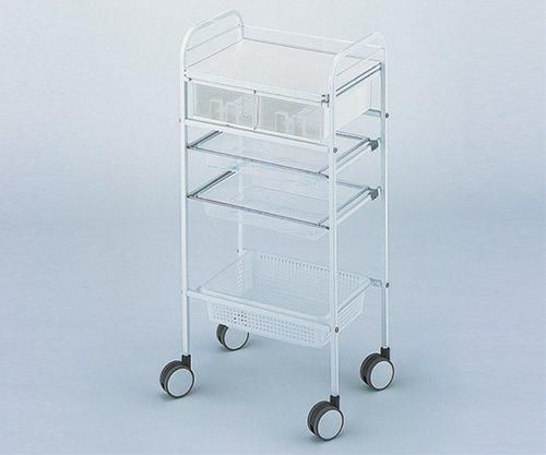 【新品・2営業日で発送】西村製作所 カラ－セット台(C-208) ホワイト 416×300×890mmNCN70000297030-9224-01
