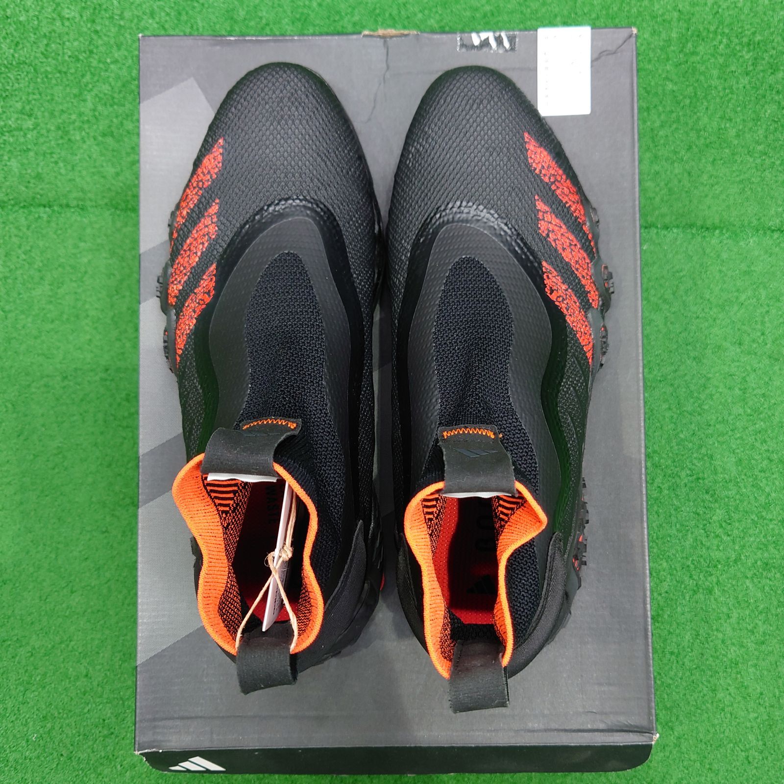 アディダスゴルフ コードカオス レースレス ブースト ゴルフ 27.5cm ブラック レッド ゴルフシューズ スパイクレス OUTLET品 LLC-HASEGAWATOSO_COM