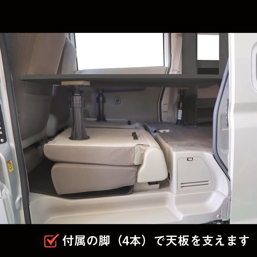 全品無料。 DA17V エブリイ バン カーゴシェルフ用カーゴキット ブラック ｜ スズキ バン クリッパー スクラム ミニキャブ 木製 棚 荷室 製品保証